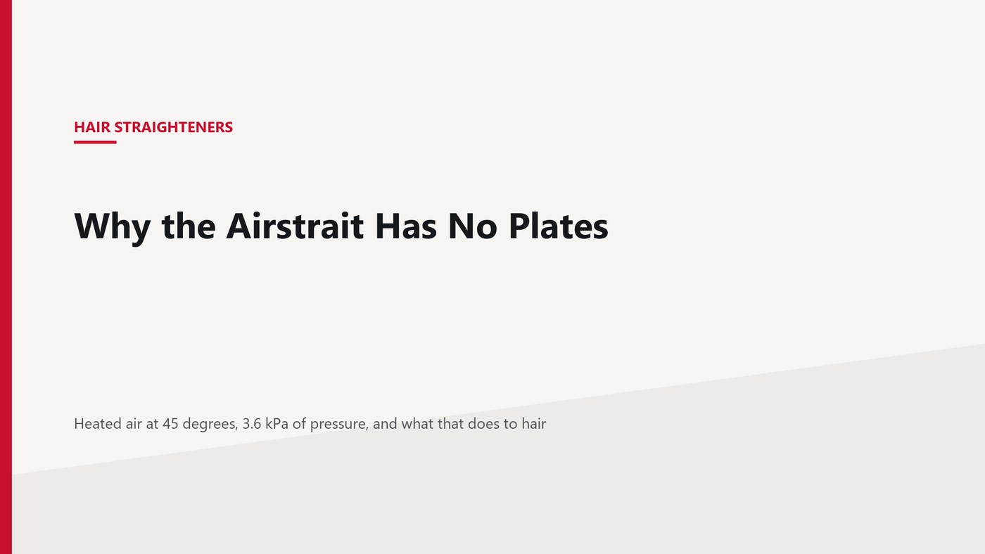 Why the Dyson Airstrait™ Has No Hot Plates — and What That Changes