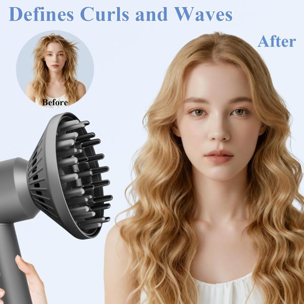 Fabmira 6-Inch Diffuser for Dyson Supersonic Hair Dryer Attachment — view 7