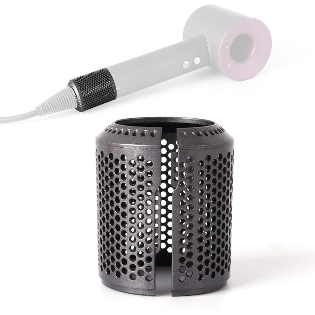 Outer Filter Cage Replacement for Dyson Supersonic Hair Dryer HD01 HD03 HD07 HD08 Filter Cover Metallic Gray