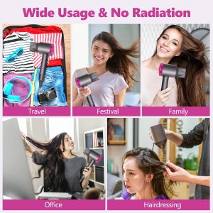Smoothing Nozzle Attachment for Dyson Supersonic Hair Dryer HD01 HD02 HD03 Replacement Part 967715-01 Black — view 8